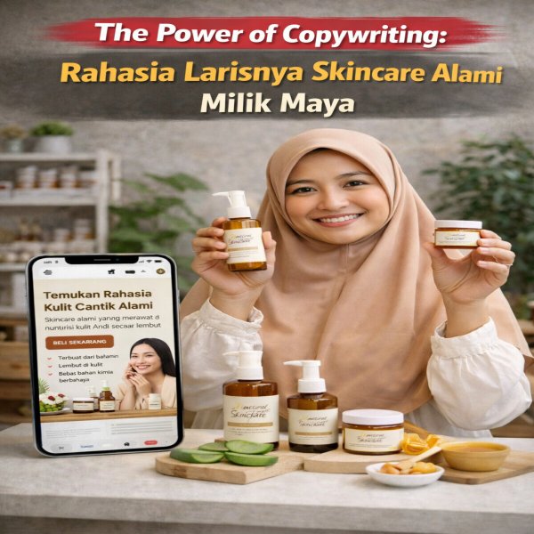 The Power of Copywriting: Rahasia Larisnya Skincare Alami Milik Maya