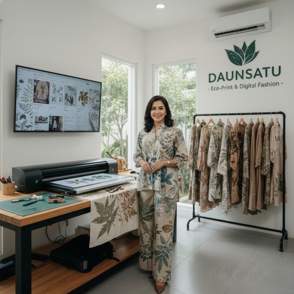 Maya Kartika: Inovasi Fashion Eco-Print Berbasis Digital